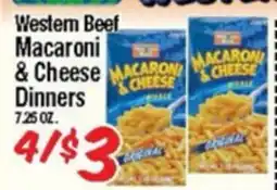 Western Beef Western Beef Macaroni & Cheese Dinners offer