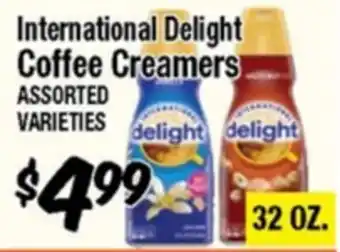 Western Beef International Delight Coffee Creamers offer
