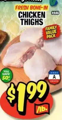 Western Beef FRESH BONE-IN CHICKEN THIGHS offer