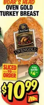 Western Beef BOAR'S HEAD OVEN GOLD TURKEY BREAST offer