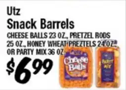 Western Beef Utz Snack Barrels offer