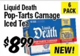 Western Beef Liquid Death Pop-Tarts Carnage Iced Tea offer
