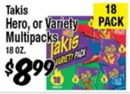 Western Beef Takis Hero, or Variety Multipacks offer