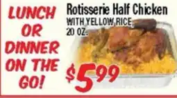 Western Beef Rotisserie Half Chicken WITH YELLOW RICE offer