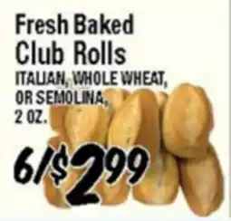 Western Beef Fresh Baked Club Rolls offer