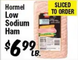 Western Beef Hormel Low Sodium Ham offer