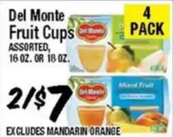 Western Beef Del Monte Fruit Cups offer