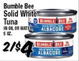 Western Beef Bumble Bee Solid White Tuna offer