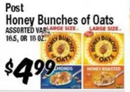 Western Beef Post Honey Bunches of Oats offer