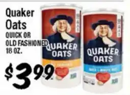 Western Beef Quaker Oats QUICK OR OLD FASHIONED offer