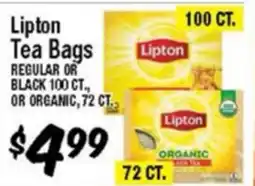 Western Beef Lipton Tea Bags offer