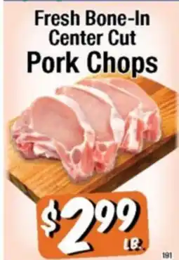 Western Beef Fresh Bone-In Center Cut Pork Chops offer