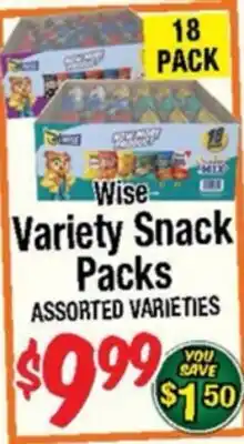 Western Beef Wise Variety Snack Packs offer