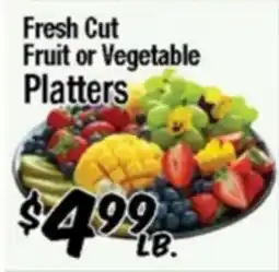 Western Beef Fresh Cut Fruit or Vegetable Platters offer