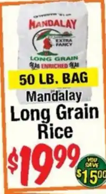 Western Beef Mandalay Long Grain Rice offer