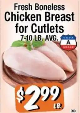 Western Beef Fresh Boneless Chicken Breast for Cutlets offer