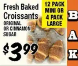 Western Beef Fresh Baked Croissants offer