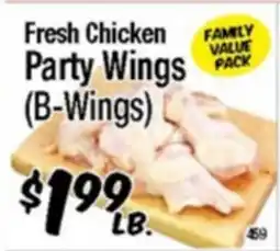 Western Beef Fresh Chicken Party Wings (B-Wings) offer