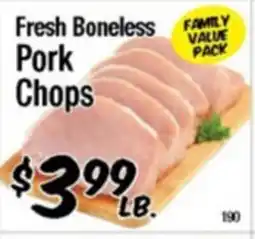 Western Beef Fresh Boneless Pork Chops offer