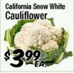 Western Beef California Snow White Cauliflower offer