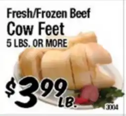 Western Beef Fresh/Frozen Beef Cow Feet offer