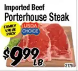 Western Beef Imported Beef Porterhouse Steak offer