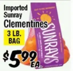 Western Beef Imported Sunray Clementines offer