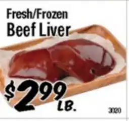 Western Beef Fresh/Frozen Beef Liver offer