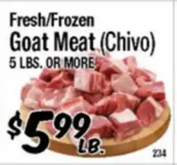 Western Beef Fresh/Frozen Goat Meat (Chivo) offer