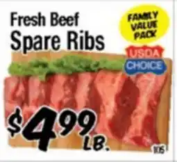 Western Beef Fresh Beef Spare Ribs offer