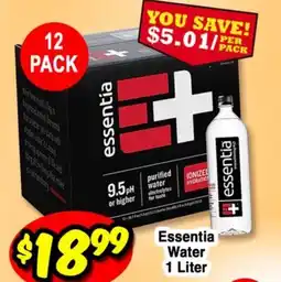 Western Beef Essentia Water offer
