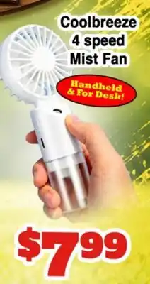 Western Beef Coolbreeze 4 speed Mist Fan offer