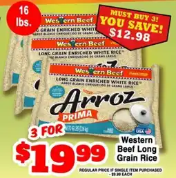 Western Beef Western Beef Long Grain Rice offer