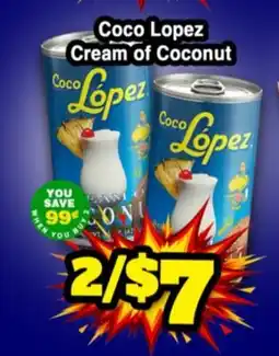 Western Beef Coco Lopez Cream of Coconut offer