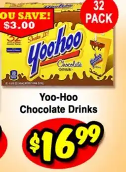Western Beef Yoo-Hoo Chocolate Drinks offer