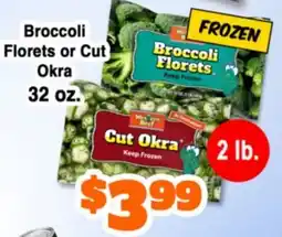 Western Beef Broccoli Florets or Cut Okra offer