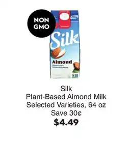 Bristol Farms Silk Plant-Based Almond Milk offer