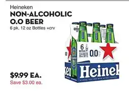 Bristol Farms Heineken NON-ALCOHOLIC O.O BEER offer