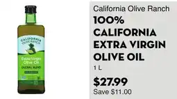 Bristol Farms 100% CALIFORNIA EXTRA VIRGIN OLIVE OIL offer