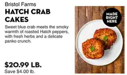 Bristol Farms Bristol Farms HATCH CRAB CAKES offer