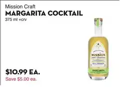 Bristol Farms Mission Craft MARGARITA COCKTAIL offer