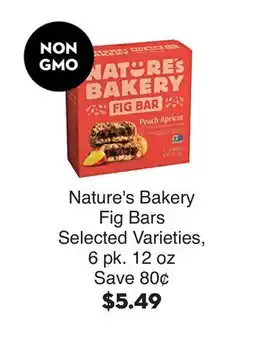 Bristol Farms Nature's Bakery Fig Bars offer
