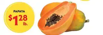 La Chiquita Food Market PAPAYA offer