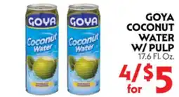 La Chiquita Food Market GOYA COCONUT WATER W/ PULP offer