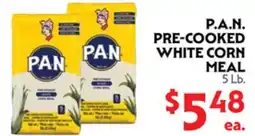 La Chiquita Food Market P.A.N. PRE-COOKED WHITE CORN MEAL offer