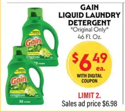 La Chiquita Food Market GAIN LIQUID LAUNDRY DETERGENT offer