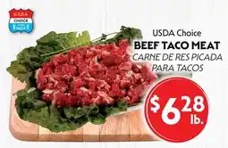 La Chiquita Food Market USDA Choice BEEF TACO MEAT offer