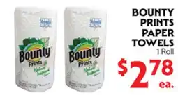 La Chiquita Food Market BOUNTY PRINTS PAPER TOWELS offer