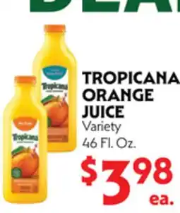 La Chiquita Food Market TROPICANA ORANGE JUICE offer