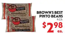 La Chiquita Food Market BROWN'S BEST PINTO BEANS offer